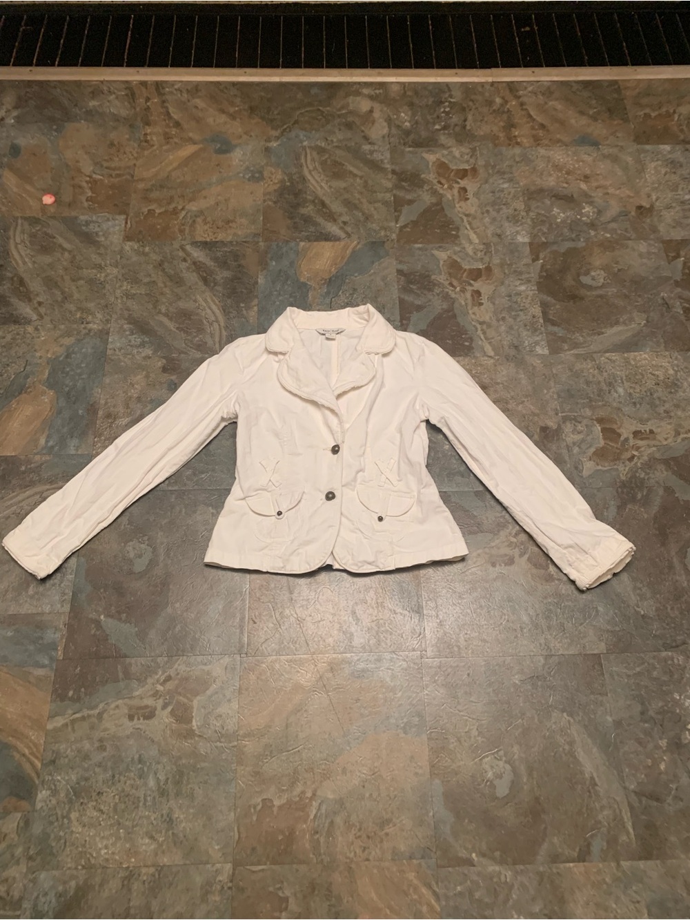 White House Black Market white blazer, size 4